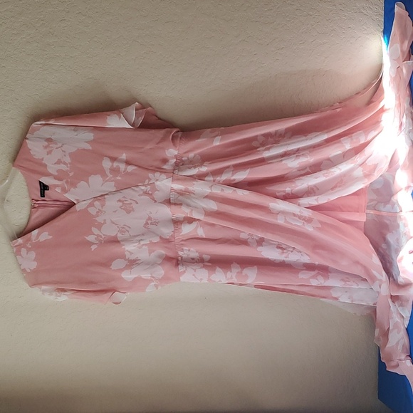 Lane Bryant Pink Asymmetrical Dress - Picture 5 of 11